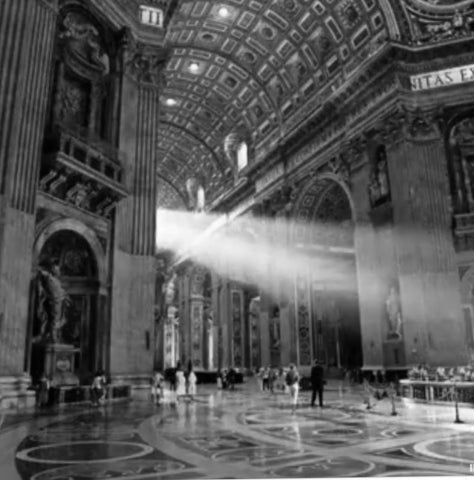 Morning lights in the Basilica, Vatican