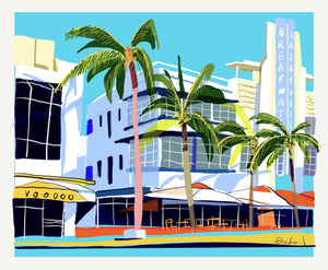 Art Deco Building, South Beach Miami